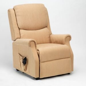 Drive Indiana Petite Single Motor Riser Recliner - Biscuit
