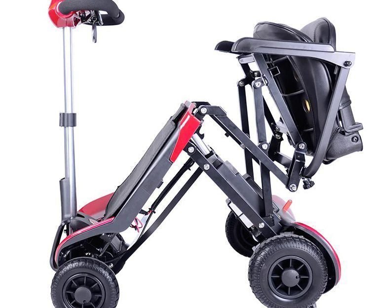Drive Autofold Elite Auto Folding Mobility Scooter - Red