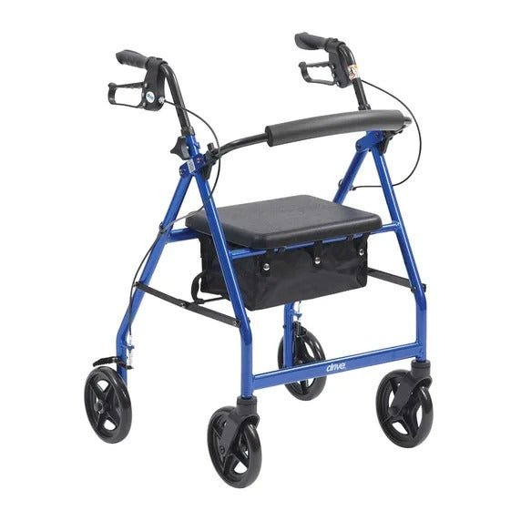 Drive Aluminium Lightweight Indoor Rollator - Red