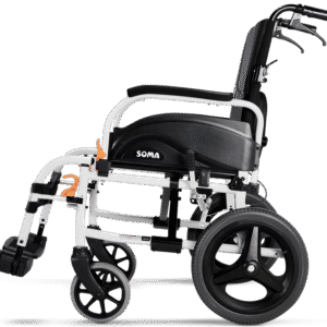 Karma Agile Lightweight Wheelchair – Self‑Propel or Transit - 18", Transit/Attendant