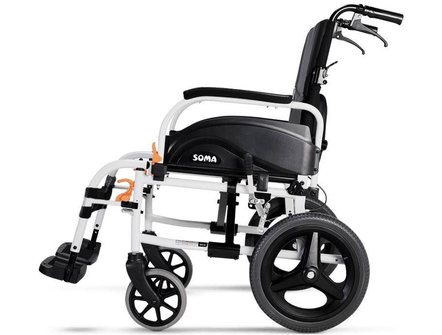 Karma Agile Lightweight Wheelchair – Self‑Propel or Transit - 20", Transit/Attendant
