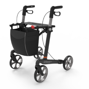 Rehasense Athlon SL Carbon Rollator - Carbon Matt Grey Large 62 cm