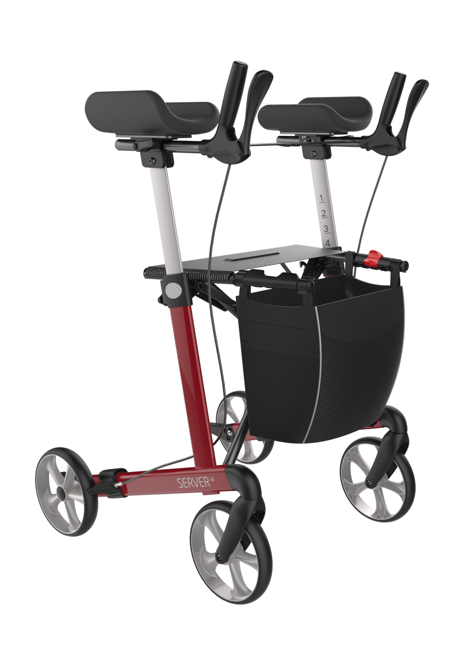 Rehasense Navigator Indoor Forearm Walker - Sober Grey Large 62 cm